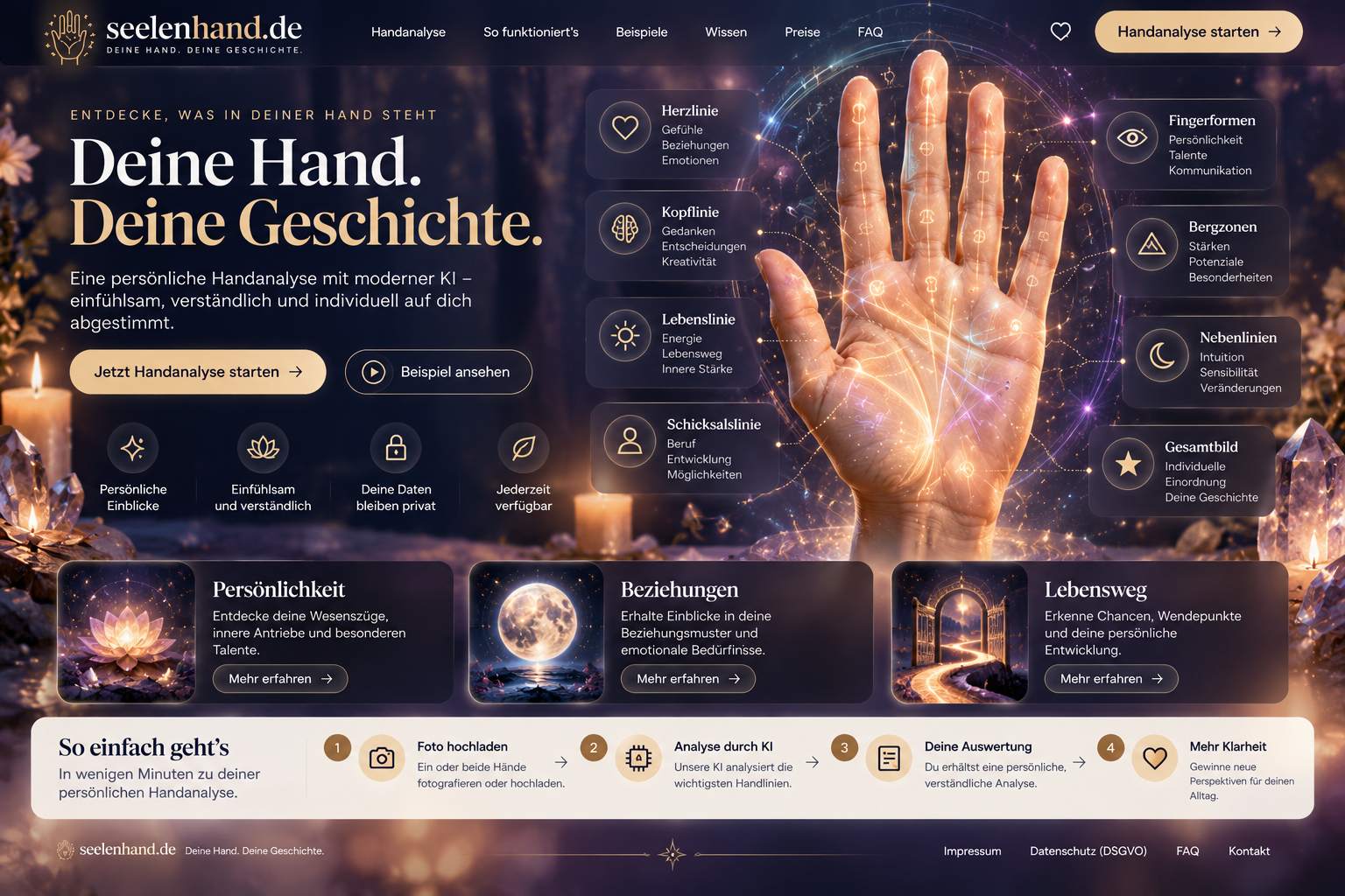 Seelenhand – Startseitengrafik